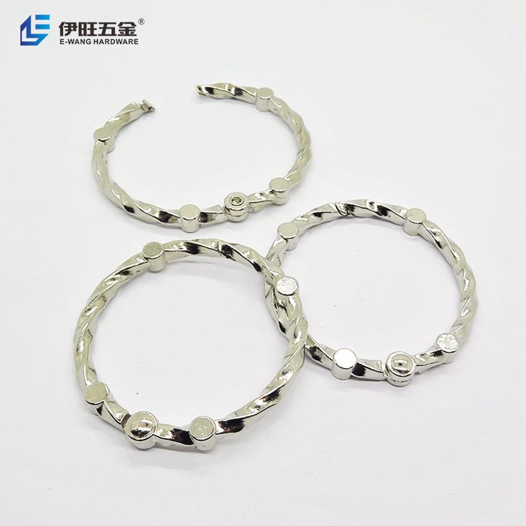smooth surface curtain ring hook
