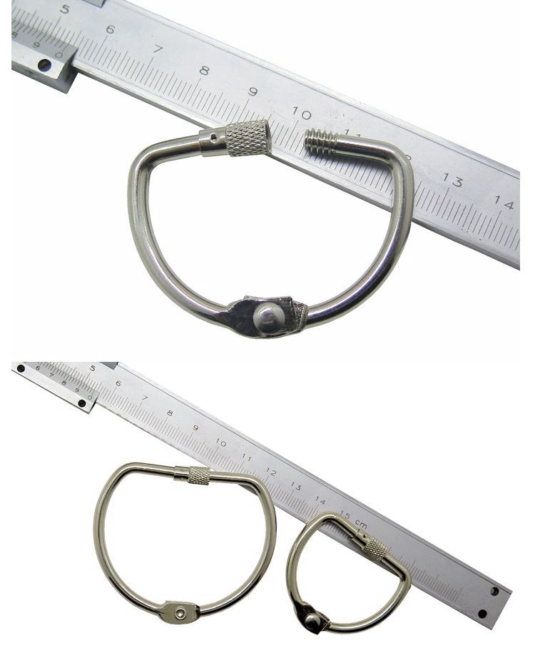 D shape durable screw lock holder ring