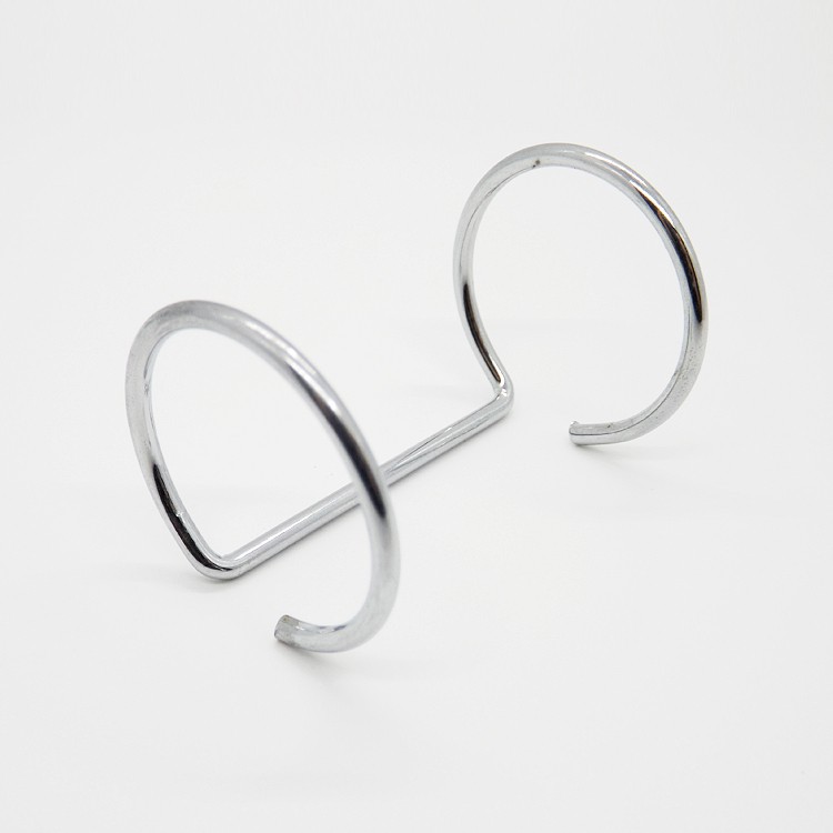 2-ring silver binder ring