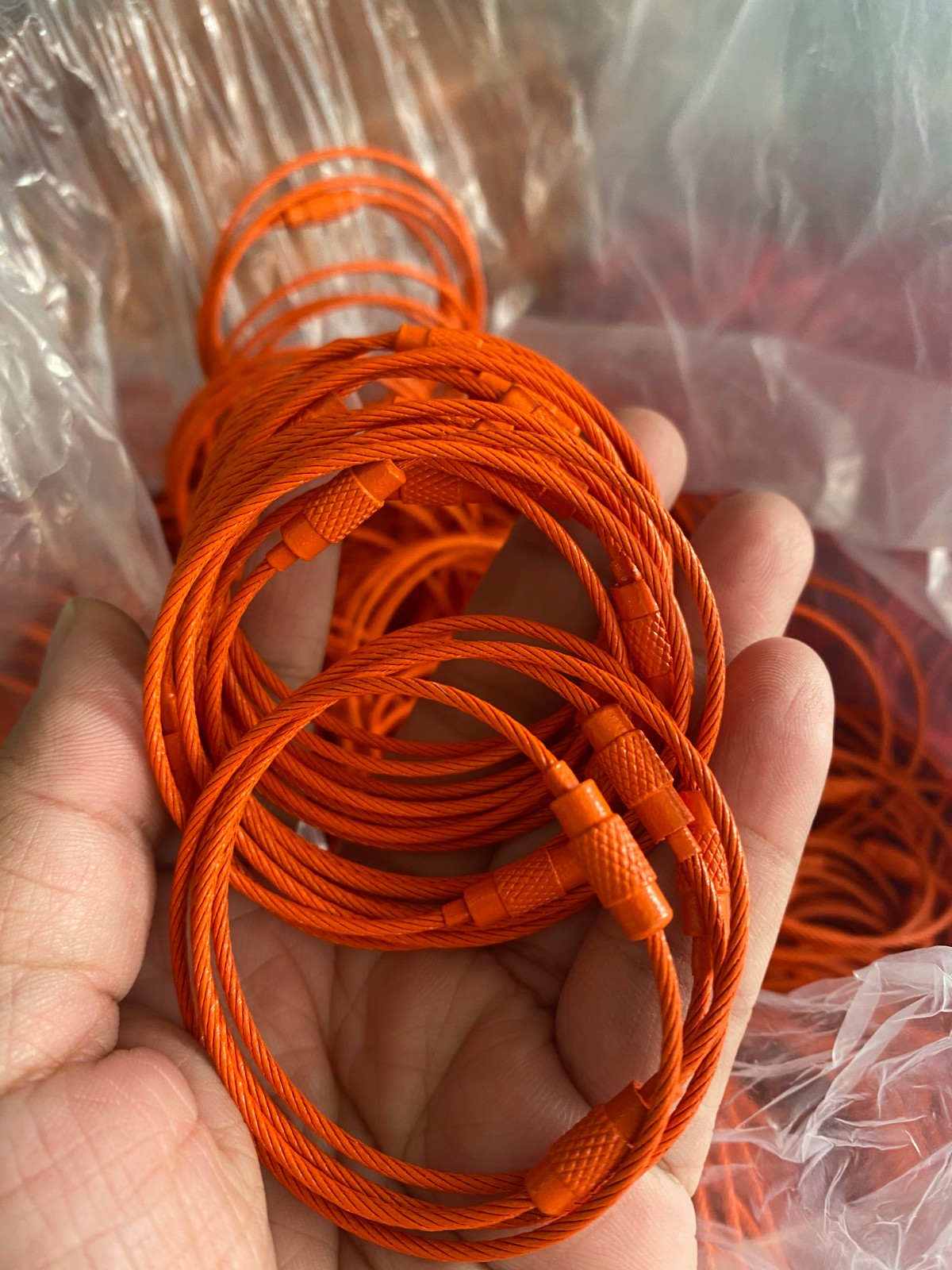 wire keychain cable