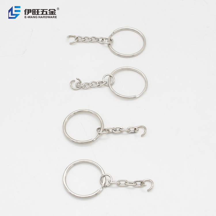 Silver Key Ring with Open Jump Ring