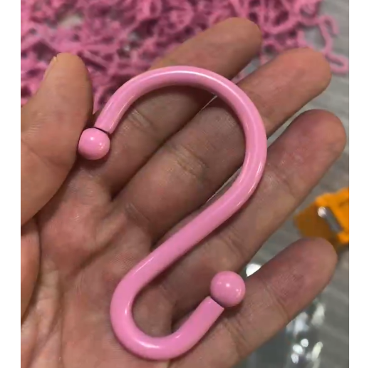 shower curtain rings hooks