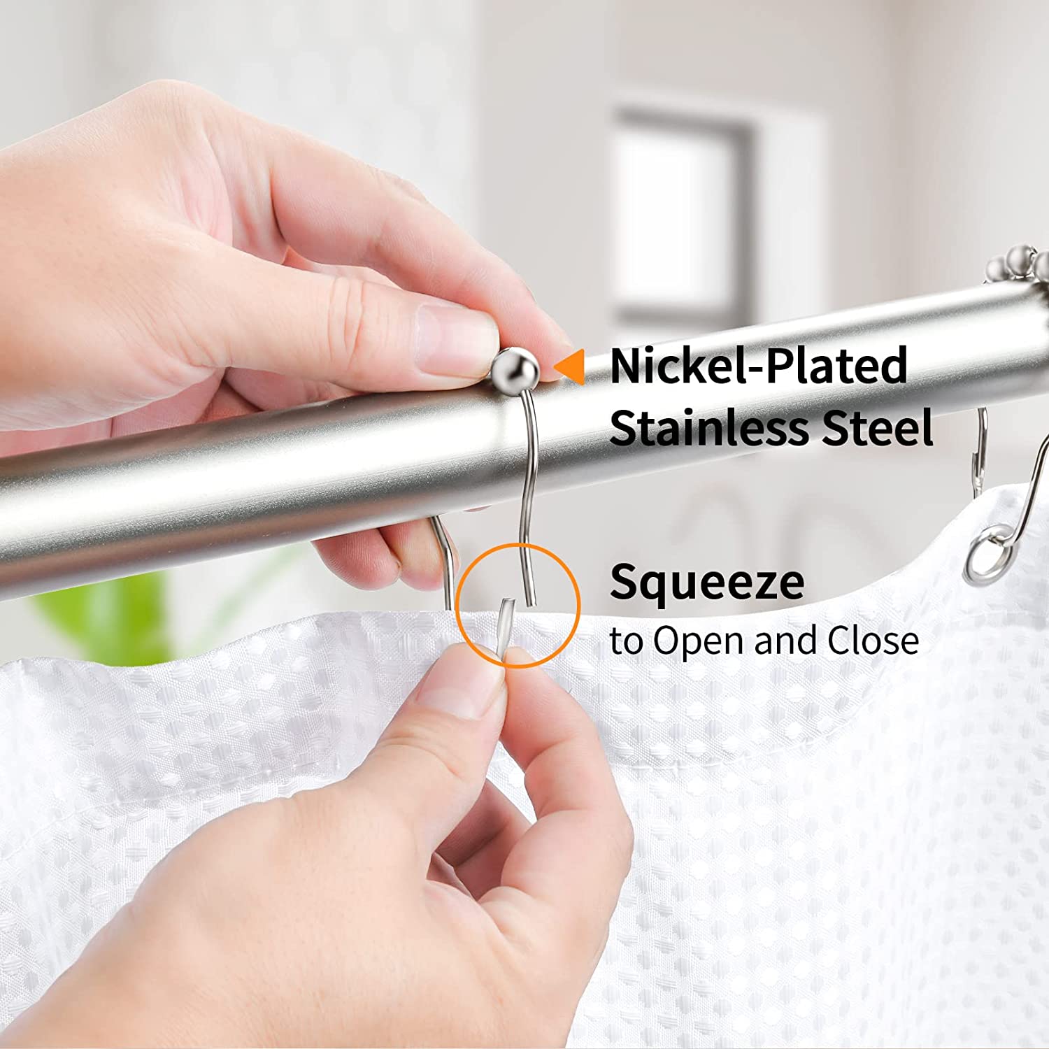 Acheter Crochets d'anneaux de rideau de douche en acier inoxydable 304,Crochets d'anneaux de rideau de douche en acier inoxydable 304 Prix,Crochets d'anneaux de rideau de douche en acier inoxydable 304 Marques,Crochets d'anneaux de rideau de douche en acier inoxydable 304 Fabricant,Crochets d'anneaux de rideau de douche en acier inoxydable 304 Quotes,Crochets d'anneaux de rideau de douche en acier inoxydable 304 Société,