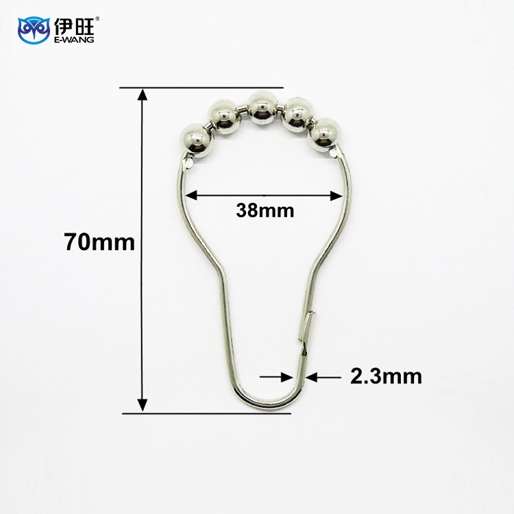 bathroom shower rods curtain rings hook