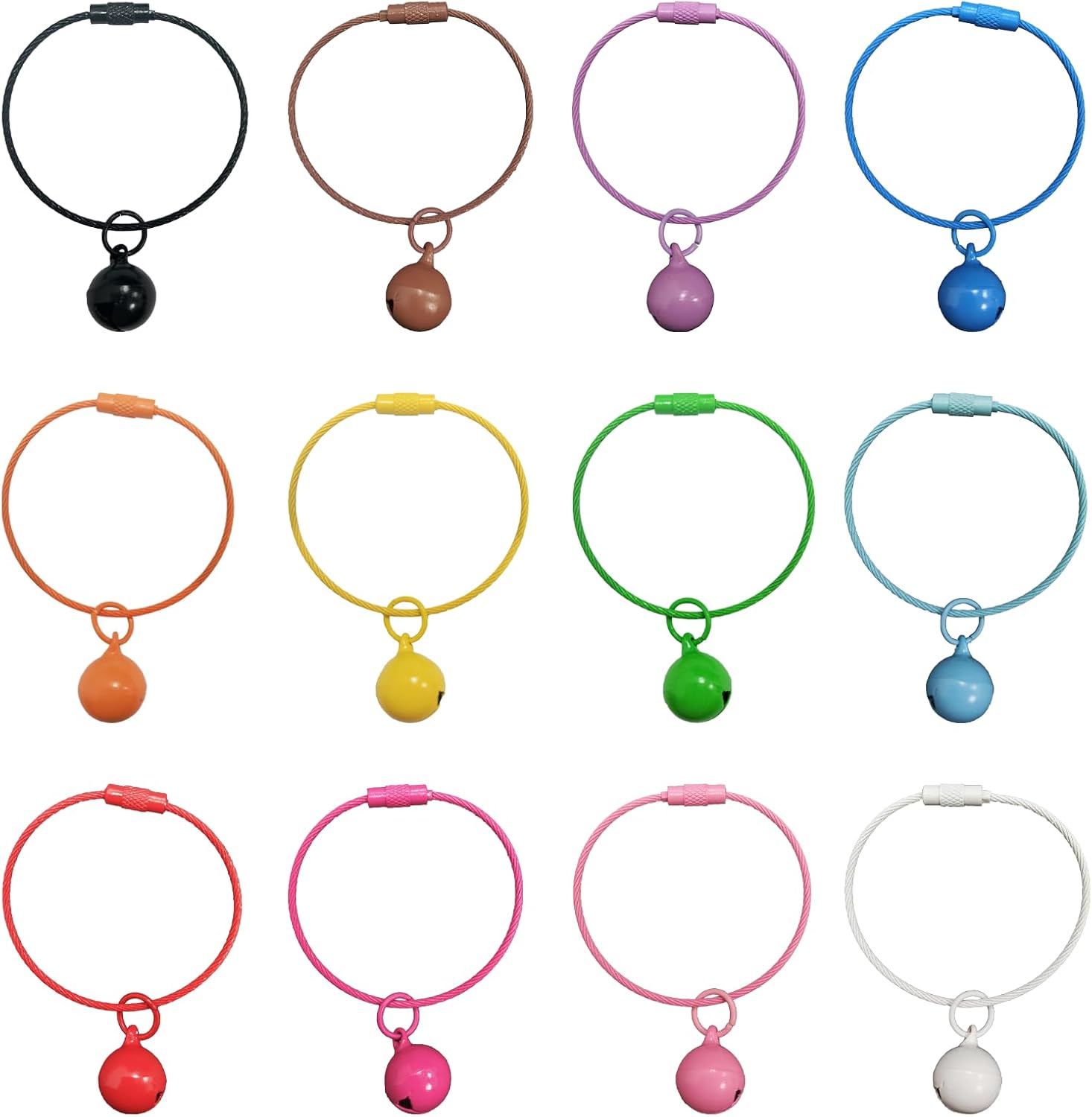 Wire Keychain with Bell