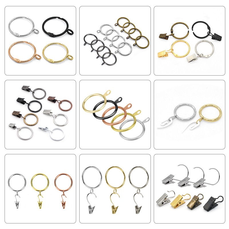 Curtain ring clips Curtain ring clips