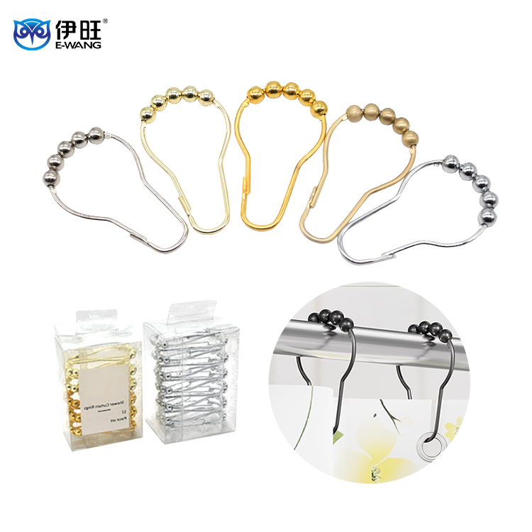 The Five-Bead Elegance: How the Five-Prong Shower Curtain Hook Redefines Bathroom Luxury