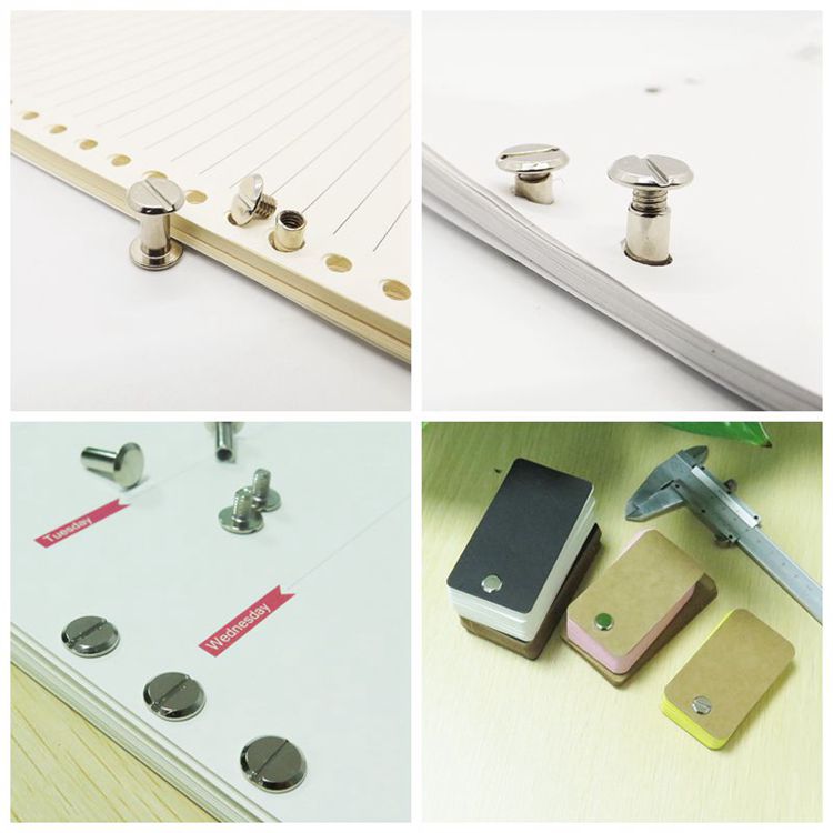 Chicago screws for binding