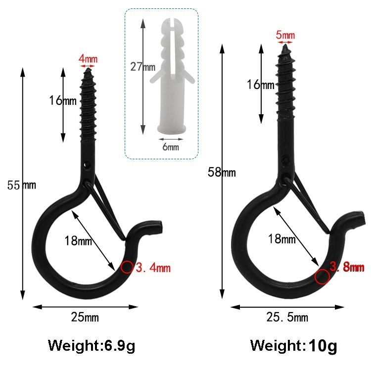 Q-Hanger Hooks with Safety Buckle Q-Hanger Hooks with Safety Buckle
