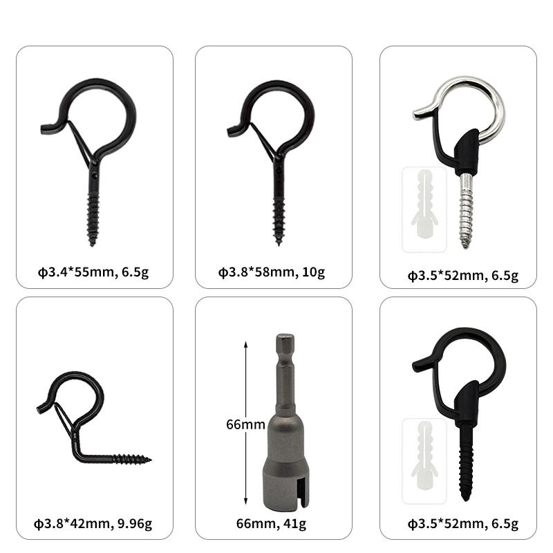 Q-Hanger Hooks with Safety Buckle Q-Hanger Hooks with Safety Buckle