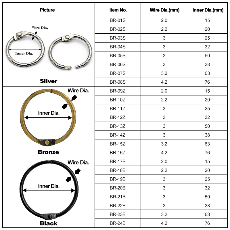 loose leaf binder ring loose leaf binder ring