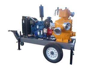Mobile diesel engine water pump set