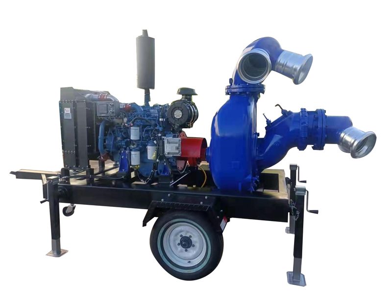 Mobile diesel engine water pump set
