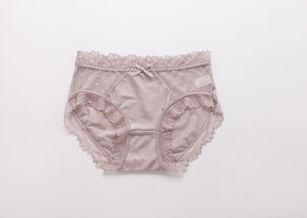 Plus Size Pink Lace Panties For Women