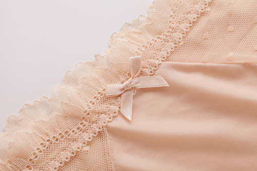 Plus Size Pink Lace Panties For Women