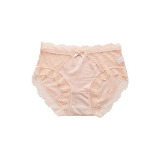 Plus Size Pink Lace Panties For Women