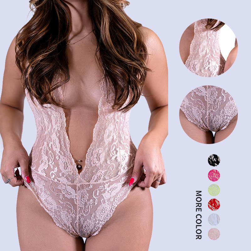 Ladies Lace Teddy Lingerie Bodysuit