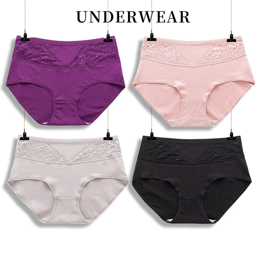 Ladies Best Plus Size High Waist Cotton Underwear