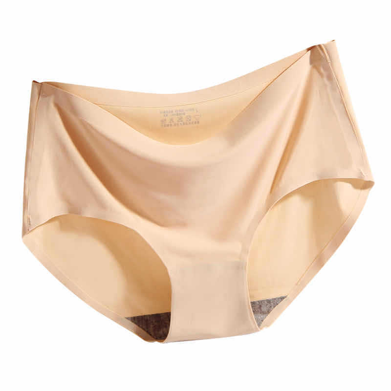 Ladies Comfortable Seamless Satin Nylon Panties