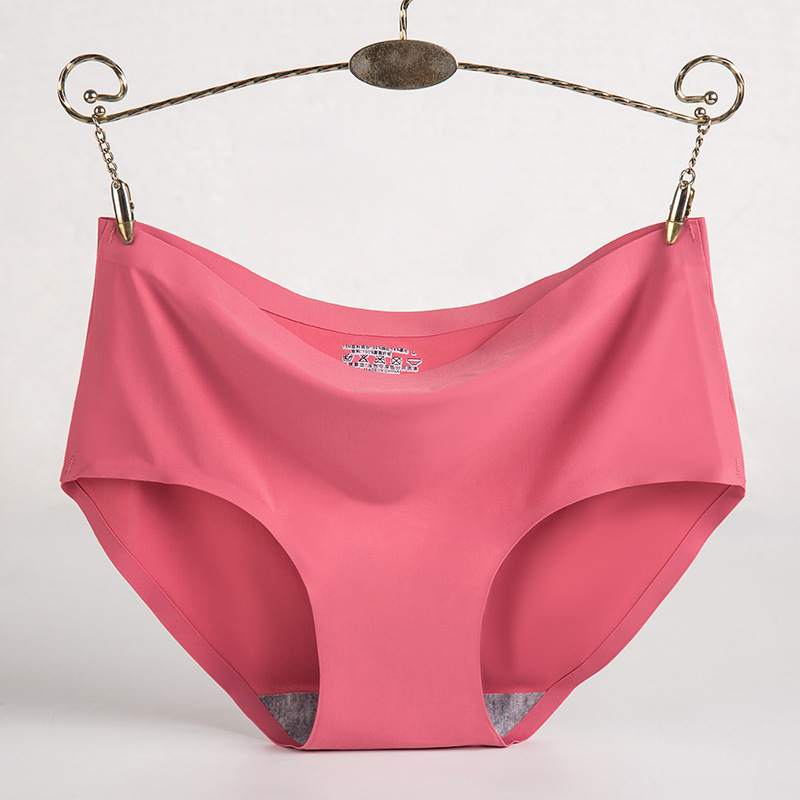 Ladies Comfortable Seamless Satin Nylon Panties