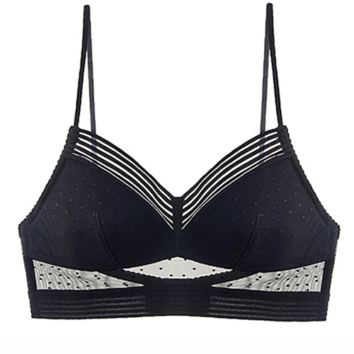Ladies Comfy Mesh Double Push Up Bra