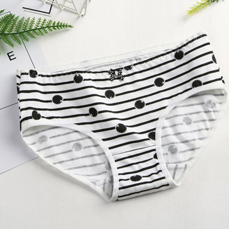 Women High Rise White Seamless Cotton Underwear