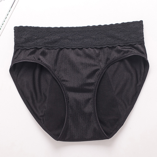 Plus Size Ladies Lace Nylon Period Panties