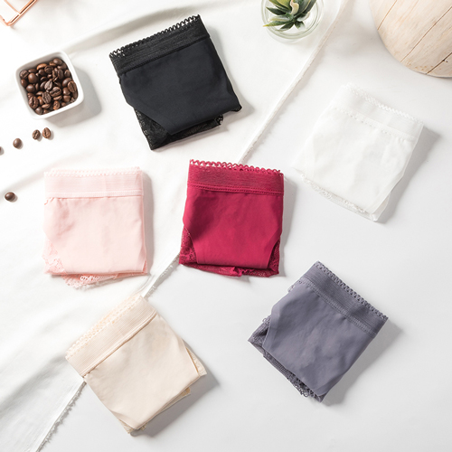Ice Silk Hipster Lace Underwear For Women