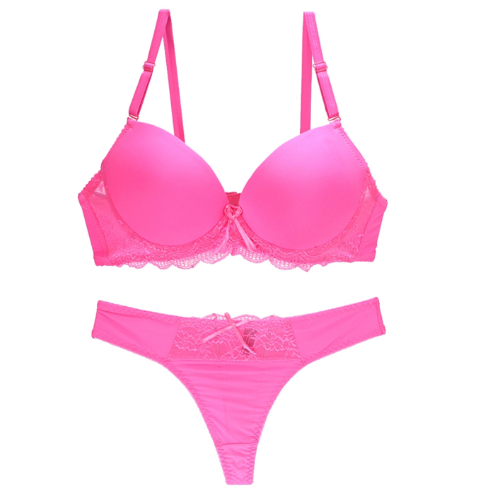 Ladies Sexy Lace A cup Bra And Thong Sets