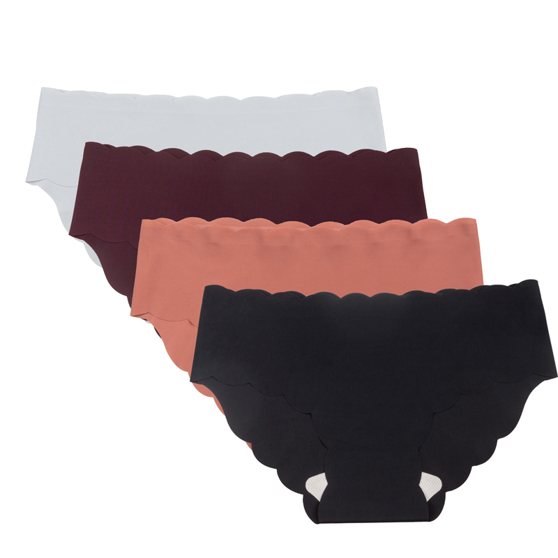 Ladies Low Waist Seamless Cotton Panties