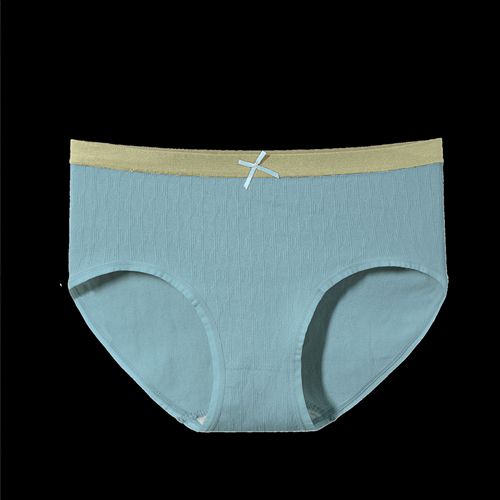 Ladies Color Matching Bow Seamless Panties