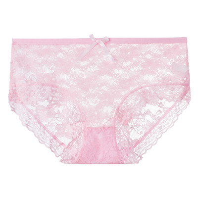 Ladies Low Rise Bow Lace Underwear For Women