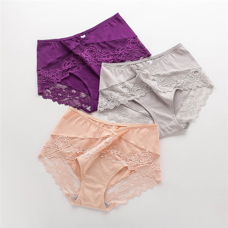Comfortable Cotton Lace Underwear For Women