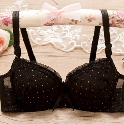 Cute Ladies Comfortable Mesh Lace A Cup Bras