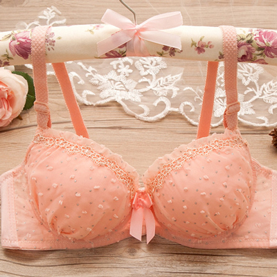 Cute Ladies Comfortable Mesh Lace A Cup Bras