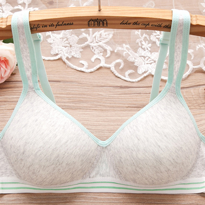 Ladies Color Matching Cotton Push Up Padded Bra