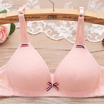Ladies Breathable Ribbed Cotton Padded Bra