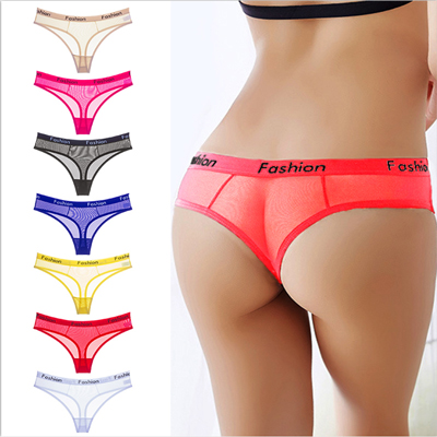 Breathable Spanx Nylon Mesh Thong For Women