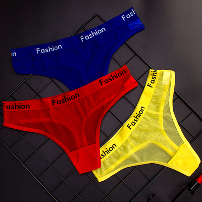 Breathable Spanx Nylon Mesh Thong For Women