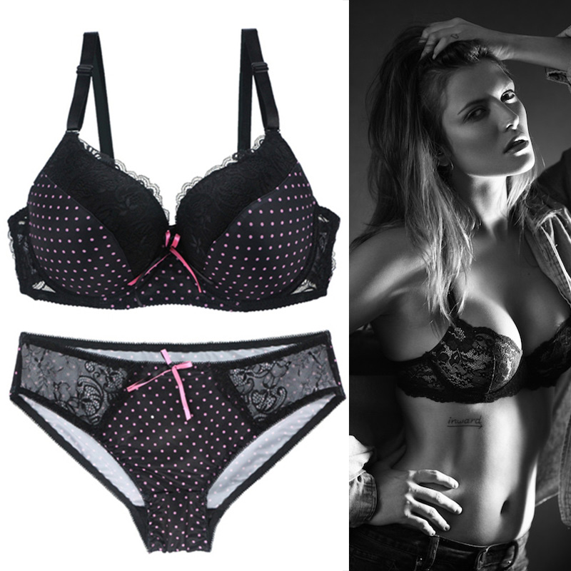 Women Plus Size Full Coverage Bra And Panty Sets