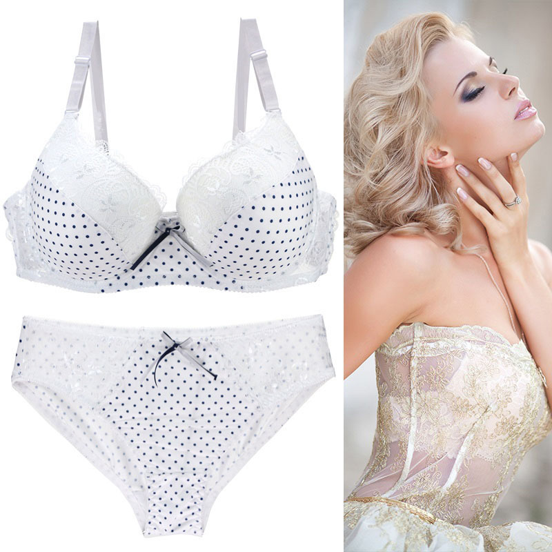 Women Plus Size Full Coverage Bra And Panty Sets