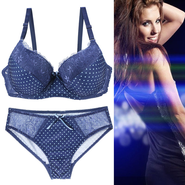 Women Plus Size Full Coverage Bra And Panty Sets