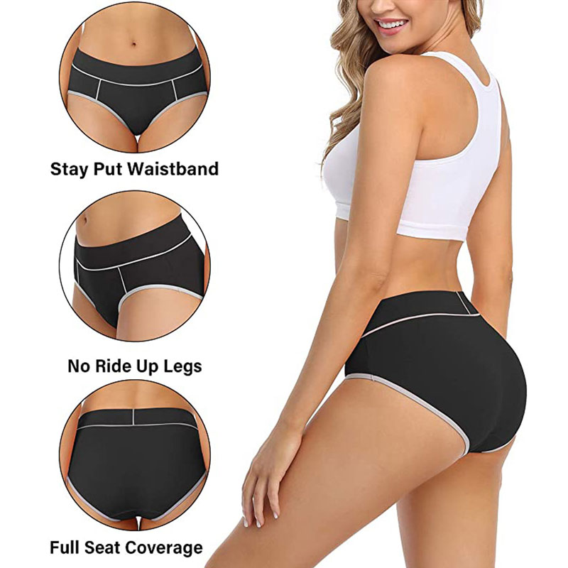 Best Black Spandex Cotton Underwear For Women