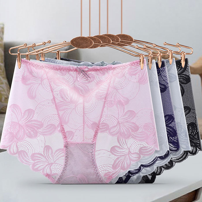 Ladies Comfortable Transparent Mesh Lace Underwear