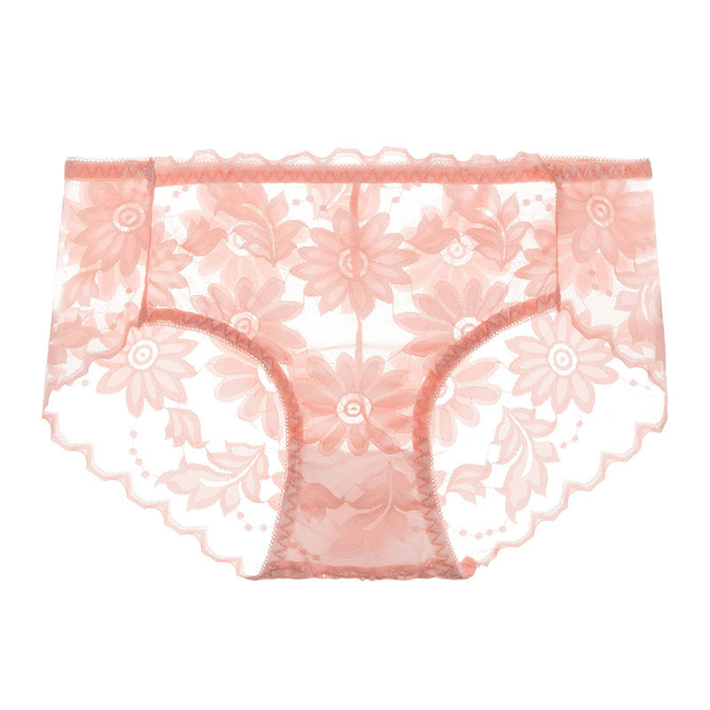 Ladies Low Rise Transparent Lace Underwear