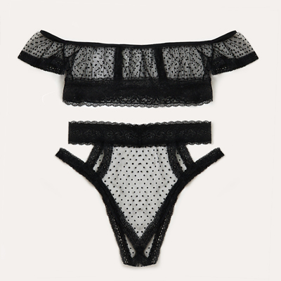 Best Plus Size Mesh Lace Lingerie Set For Women