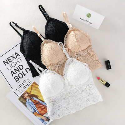 Ladies Comfortable Sexy Black Lace Bralette