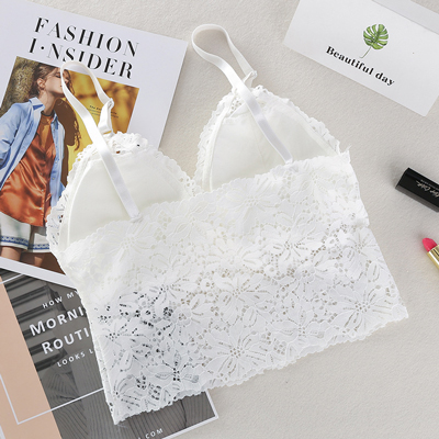 Ladies Comfortable Sexy Black Lace Bralette