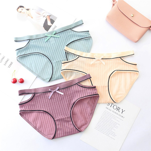 Ladies Fancy Low Rise Cotton Nylon Underwear