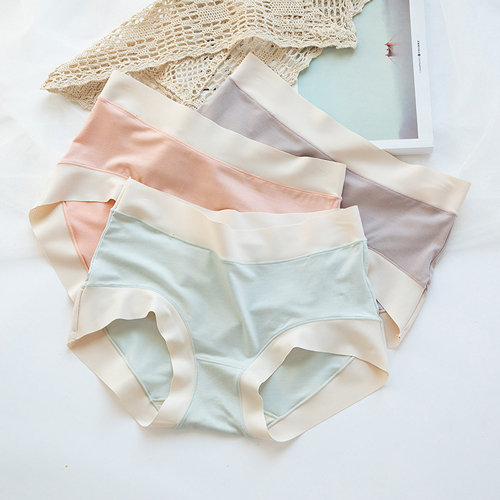 Ladies Low Waist Satin Cotton Underwear